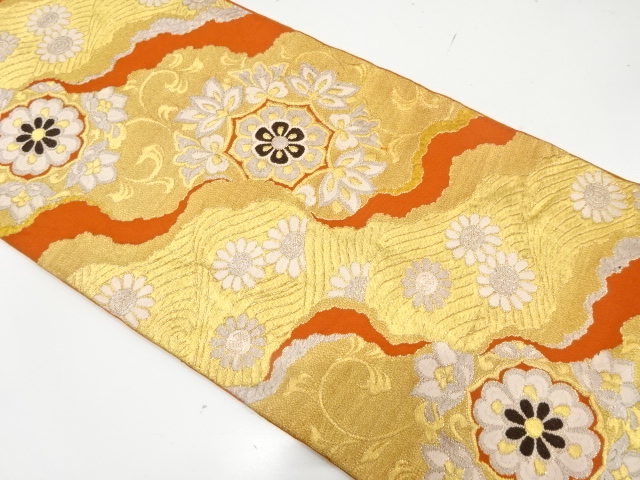 Japanese Kimono / Antique / Fukuro Obi Silk